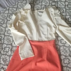 Unique21 color block dress